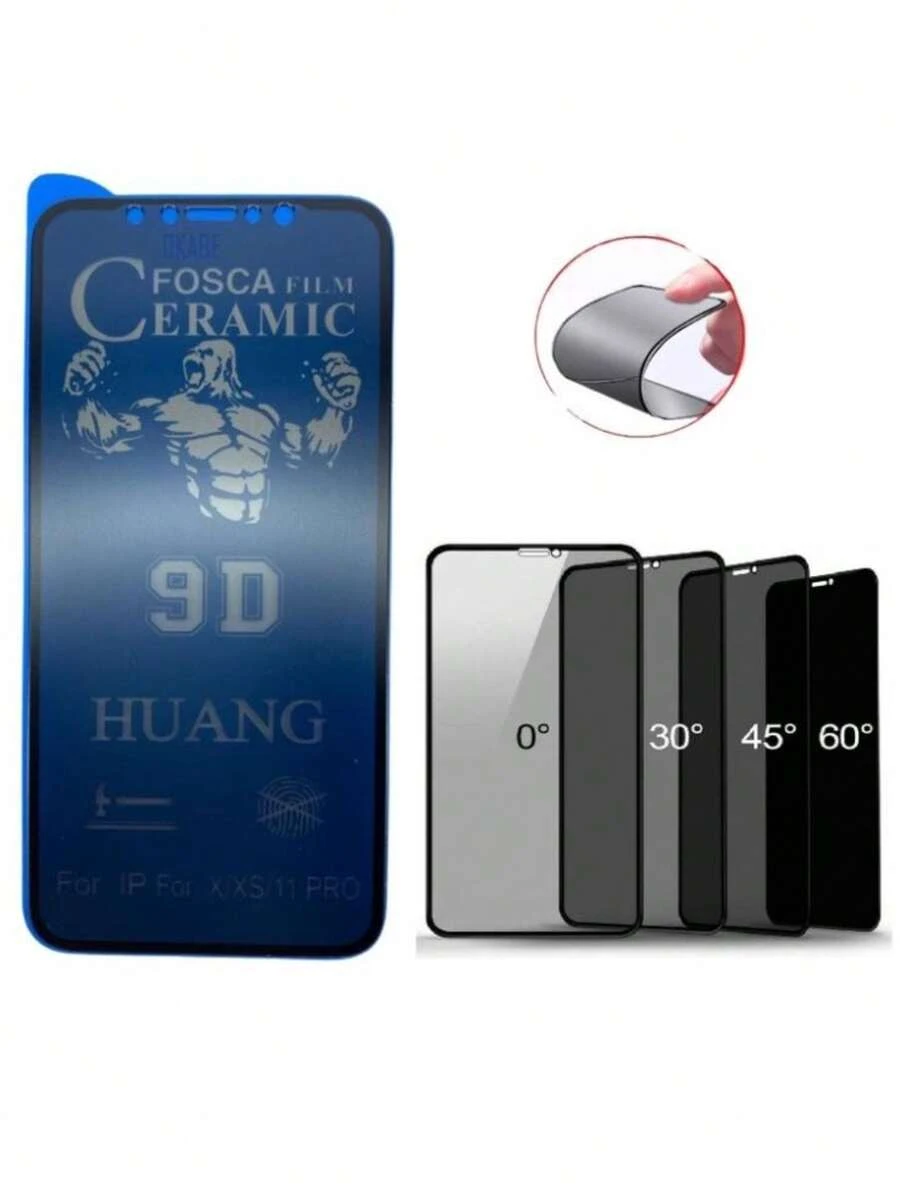 Unbreakable Anti-Shock Ceramic Matte Privacy Film For Galaxy A07 / A17 - Blue - View 1