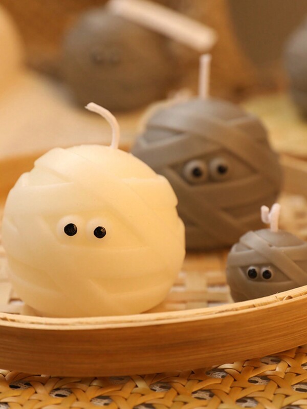 قالب سيليكون لصناعة شموع هالوين، ديكور منزلي لهالوين