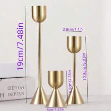 Festival Romantic Candlestick, Metal Iron Vintage Decoration, Brass Candle Holder Stand, Wedding Candlestick Base,Room Decor,Gifts Birthday Graduation