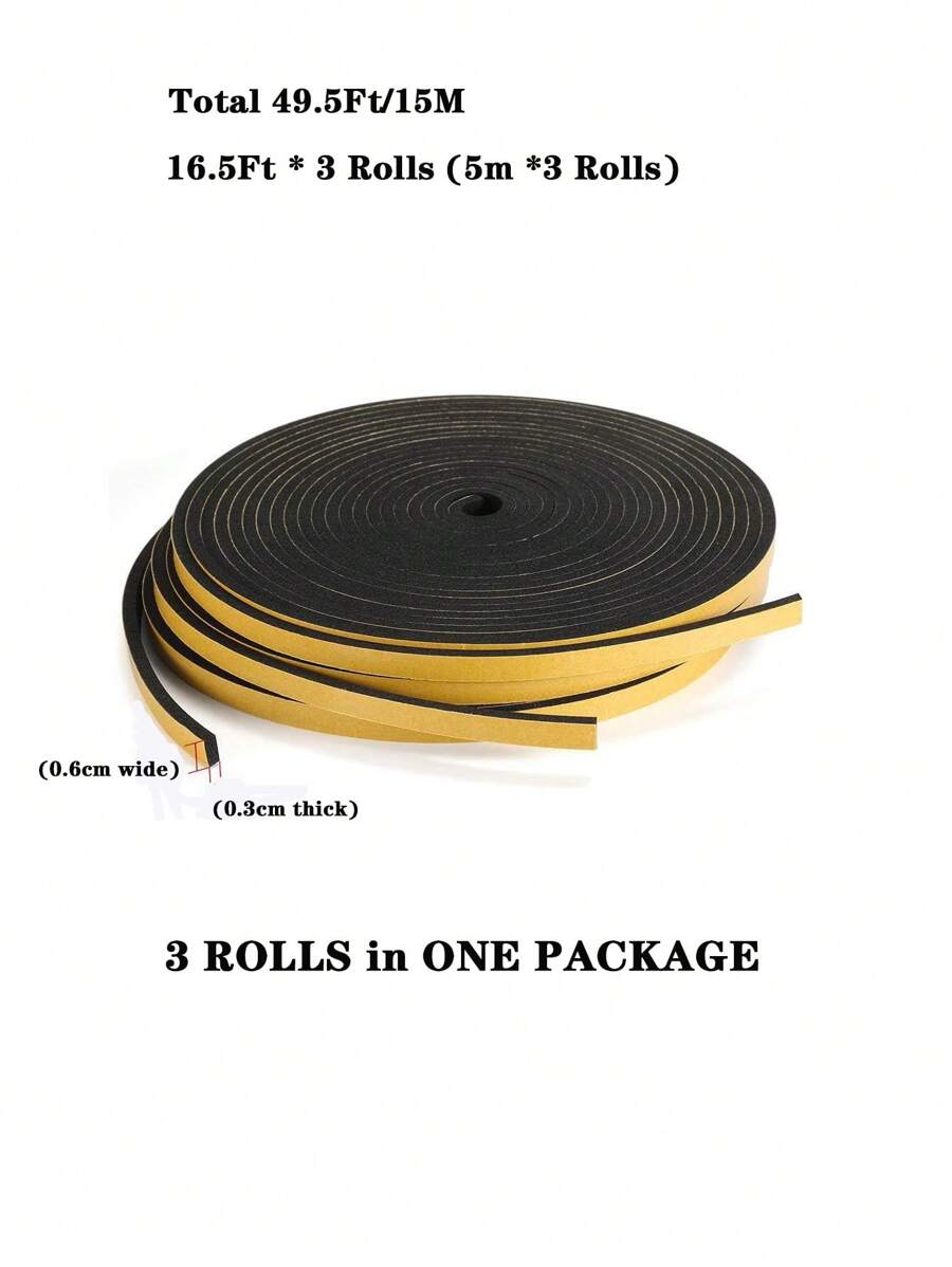 High Density Foam Weather Stripping Tape, Used For Insulated Door