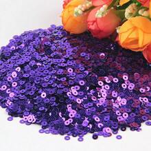 Paillettes Sequin 3mm Silver Base Mix AB Colors Flat Round PVC Loose Sequins Sewing Craft For Wedding Decoration Garments DIY Accessory 20g