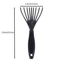 1 Peça Ferramenta de Limpeza de Escova de Cabelo, Limpador de Pente em Forma de Ancinho, Escova Removedora de Sujeira do Cabelo, Cozinha, Banheiro, Casa, Fornecedores de Artigos Domésticos
