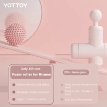 YOTTOY 1 Bóng Fascia Bóng Massage Thư Giãn Cơ Chân Bóng Vòm Chân Bóng Kích Thích Huyệt Yoga Chân Đế Vai Cổ Massage Đào Tạo - Màu xanh lá cây tráng men - Xem 7