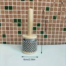 Vibrierende Metall-Cabasa - Lateinamerikanischer Rhythmus-Meister - Authentisches Perkussionsinstrument für Profis und Anfänger - tragbar, ergonomischer Griff, verleiht Ihrer Musik mehr Tiefe, Bassklarinette, Orff-Musikinstrument, Bassdrum Pedal, Musikinstrumente Schlagzeug