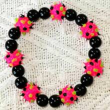 1 pieza Pulsera elástica hecha a mano con cuentas de bolitas de silicona en diseño alternativo, textura suave adecuada para uso diario - Esférico - Ver 7