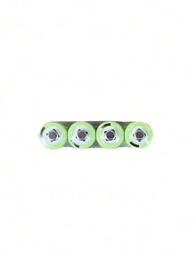 Pack Of 4 AAA 600mAh Rechargeable Batteries - Green - View 3