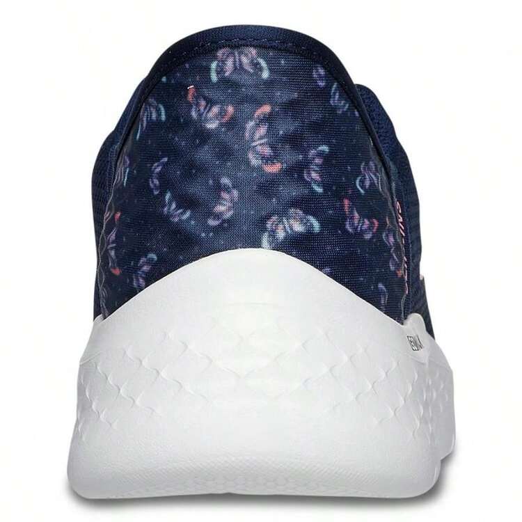 Women's Slip-Ins: GO WALK Flex - Eva Walking Sneakers From Finish Line - Navy/Pink - View 5