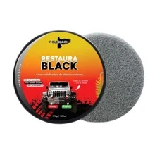 Cera POLY Revitalizante para Plástico, couro, para-choque, vinil + Espuma de Aplicação - Roxo - Visão 5