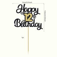 1 件快乐 12 岁 13 岁 14 岁 15 岁 17 岁 30 岁 40 岁 50 岁 60 岁生日蛋糕装饰闪光 12 13 14 15 17 30 40 50 60 岁生日蛋糕挑选装饰生日快乐周年派对装饰用品蛋糕装饰蛋糕装饰蛋糕装饰蛋糕装饰工具 - 彩色 - 查看 13