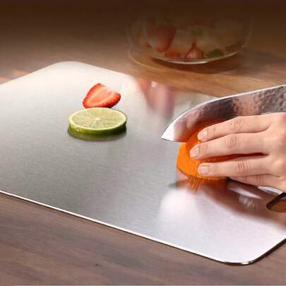 Thớt thép không gỉ, chống nấm mốc, chống gỉ, thích hợp cho ký túc xá, nhà ở, bệnh viện, quà tặng Ngày của Mẹ và Ngày của Cha
