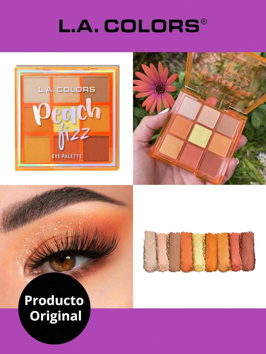 L.A. Colors Eyeshadow Palettes - Orange - View 1