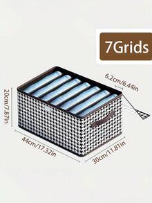 1入組無紡布衣櫥整理收納袋，透明蓋片衣櫥衣服收納盒，輕巧防塵布料衣物收納袋防潮整理衣物收納袋，衣櫃收納拉鍊便攜式組合多功能家居收納和整理臥室衣物收納袋帶手柄的臥室成人和兒童學校教師收納袋 - 黑與白 - 查看 7