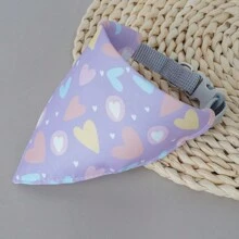 Supet 1 Peça toalha de saliva para animais de estimação, babador em forma de boca de cachorrinho ou bandana triangular para gatos e cães adequados para animais de estimação de pequeno e médio porte.
