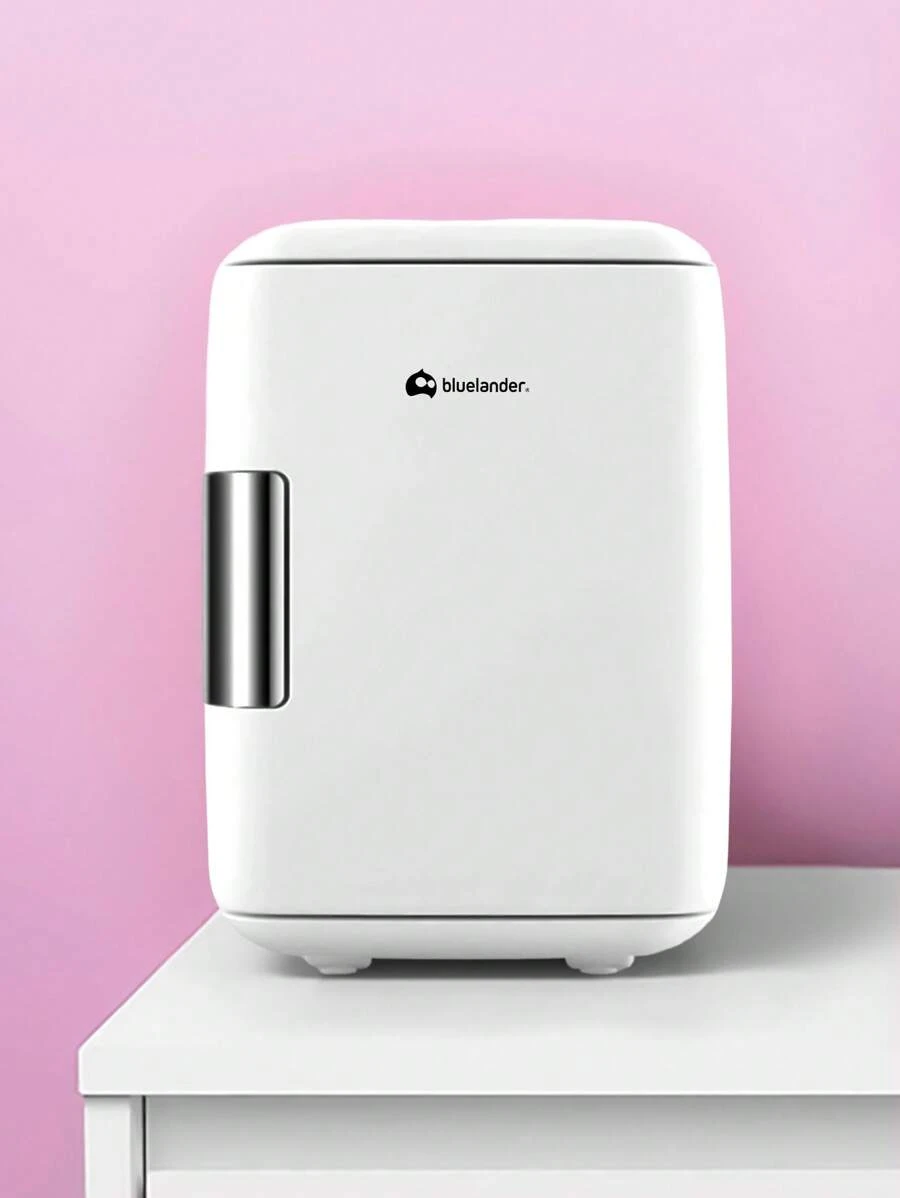 Mini Refrigerador 4L, Bluelander Ideal para 6 latas Pequeño tamaño, gran almacenamiento - Blanco - Ver 1