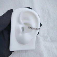 1PC Stainless Steel Chain Conch Piercing Flat Piercing Ear Piercing Cartilage Earring Body Piercing Ear Stack