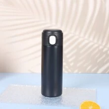 1pc Stainless Steel Bouncing Cover Pea Cup, Mini Double-Layer Vacuum Intelligent  Cup With Logo, Gift Water Cup - Multicolor - View 13