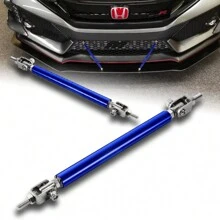 100mm Adjustable Bumper Splitter Lip Spoiler Strut Support Rod Tie Bar - 藍色 - 查看 1