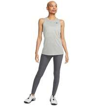 Nike Women's Dri-FIT Training Tank Top - Tumbled Grey - View 5