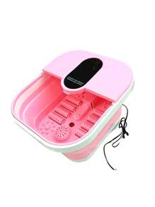 Hydromassage Foot Tub, Foldable, With Bubbles, Portable, With Red Light And Thermal, For Spa - View 1
