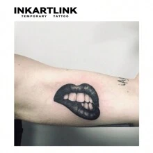 INKARTLINK INKARTLINK Revolutionary Technology Tattoo, Semi-Permanent Tattoo, Lip Print, Dynamic Temporary Tattoo, Fake Tattoo, Waterproof, Real Tattoo Look, Plant-Based, Wire Tattoo, Poke Tattoo