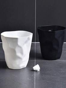 1入組3.17加侖北歐極簡家用垃圾桶，創新可摺疊設計，廚房、客廳、臥室、浴室理想之選