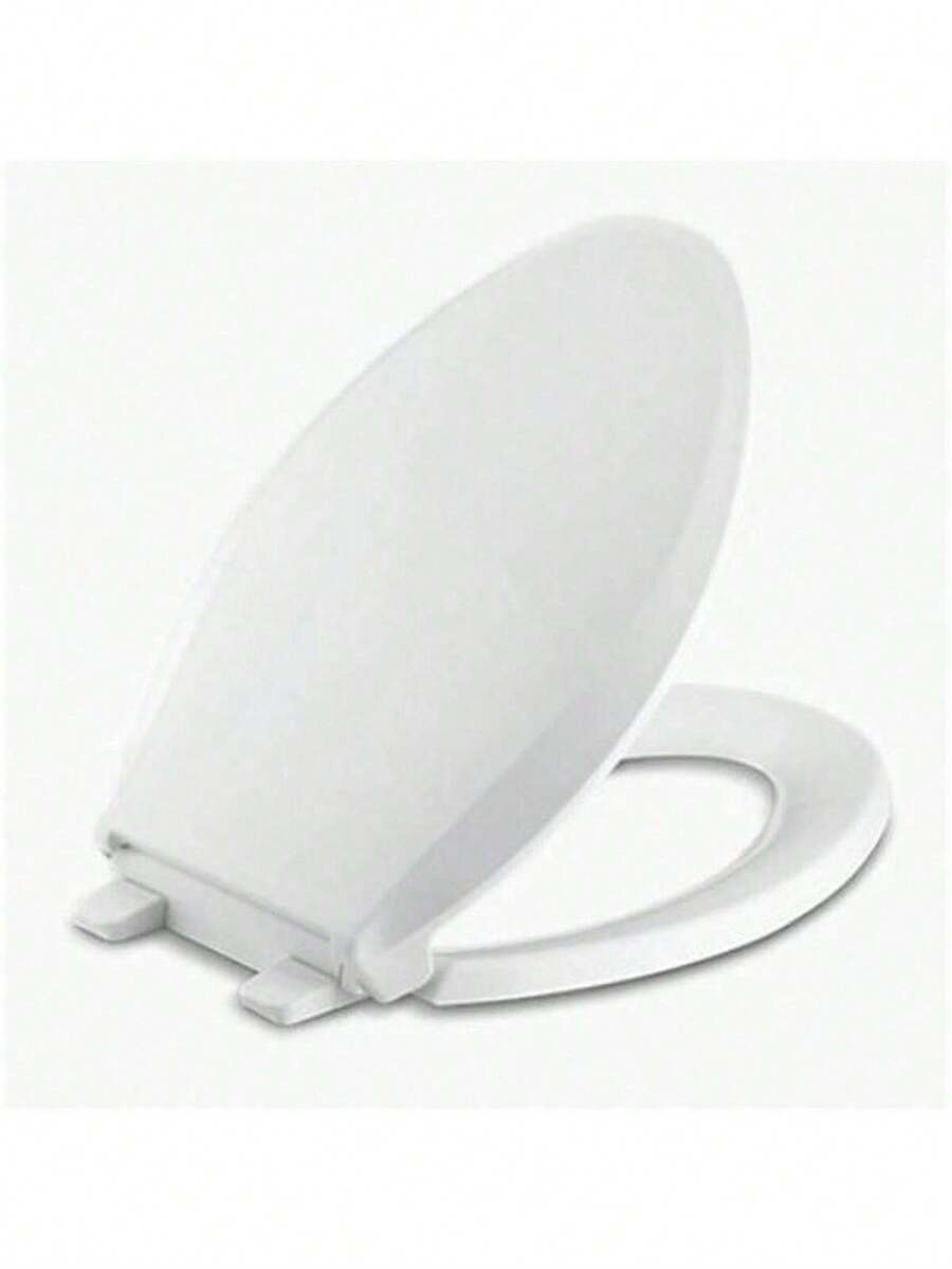 Kohler 4001000 Cachet Slow Close Elongated Plastic Toilet Seat, White