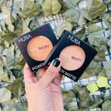 Polvo HuxiaBeauty #3 Matte Alta Cobertura 4 Tonos Diferentes Compacto Para Rostro LEODY - 03 Medium Brown - Ver 4
