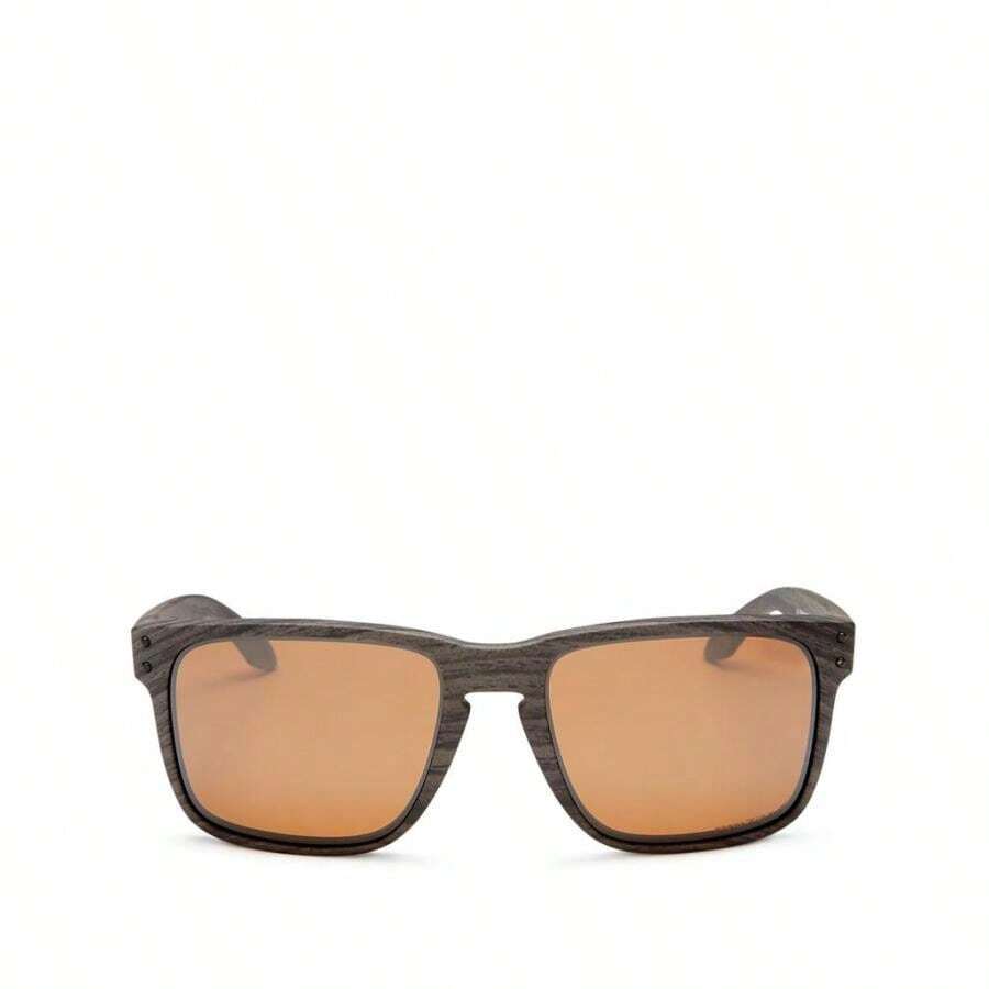 Oakley Holbrook Xl 偏光方形太阳镜,59 毫米 - 木紋/Prizm 鎢偏光 - 查看 1