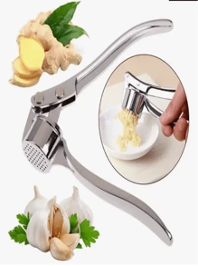 1pc Manual Garlic Masher, Household Handheld Garlic Peeler, Garlic Grinding Bowl, Garlic Smash Machine, Garlic Paste Maker, Garlic Press, Handheld Ginger Grinding Machine Kitchen Gadget