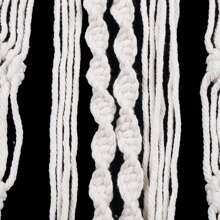HOHOBLA LOYALHEARTDY-BTG Macrame Wall Hanging Wall Tapestry Large Bohemian Wall Hanging Door Window Curtains Handwoven Boho Wall Decoration For Wedding Christmas  Backdrop Bedroom Living Room, 35" W X 71" L[Best Gift For Family&Friends] - Màu be - Xem 9