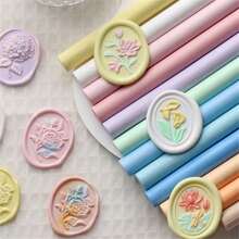 10 支/包胶枪封蜡棒，用于蜡封印章，非常适合婚礼请柬、卡片信封、蜗牛邮件、葡萄酒包装、圣诞节返校礼物创意 - 彩色 - 查看 9