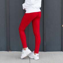 High Rise Ponte Pant (New Mix) - Black - View 5