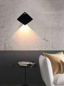 1 件趣味黄貂鱼形运动传感器灯，无线可充电 LED 夜灯，适用于卧室、楼梯、客厅、衣柜、橱柜 - 白色/黄色，自动开/关，万圣节和感恩节装饰万圣节圣诞节感恩节礼物