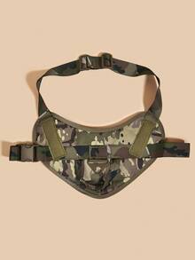 1入組尼龍可調節防水狗狗胸帶，經典防爆設計，適用於中大型犬，適合戶外活動和訓練，寵物用品