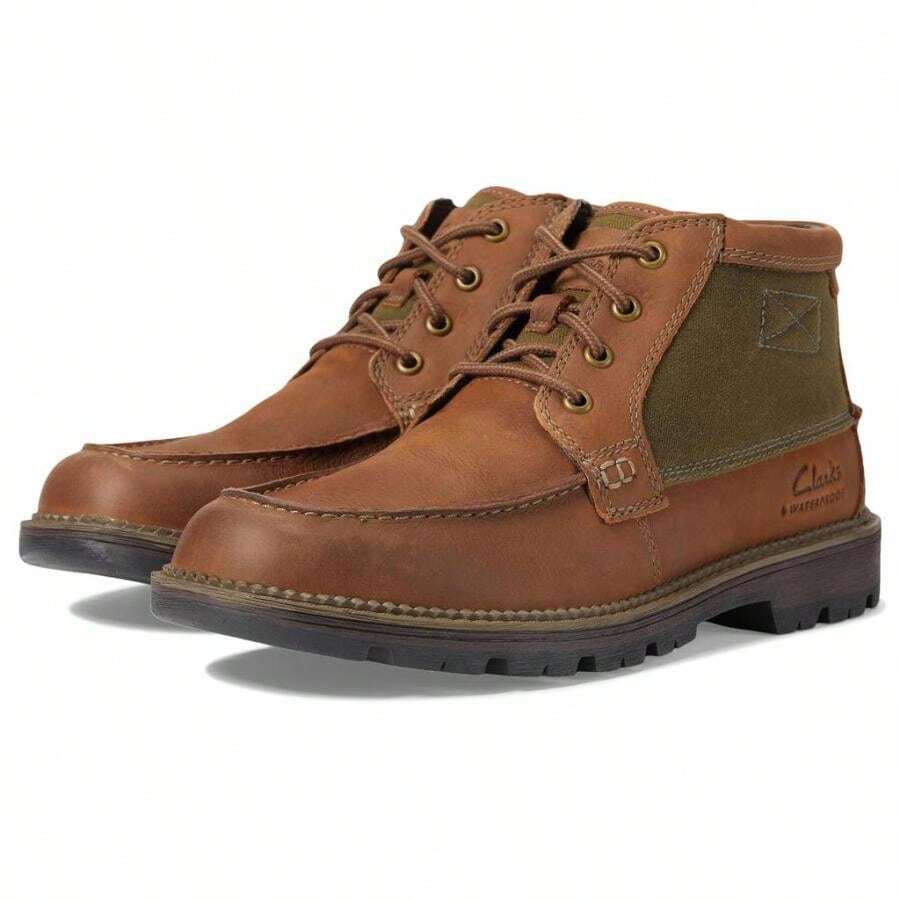 Clarks Maplewalk 莫克 - 棕色組合 - 查看 1