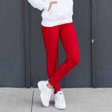 High Rise Ponte Pant (New Mix) - Black - View 6