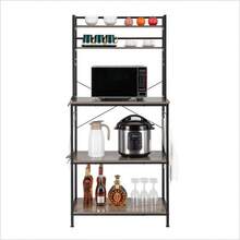 Metal Frame Bakers Rack For Kitchen 5 Tier Microwave Stand With Storage Shelf - Multicolor - View 7