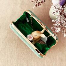 Women Evening Bags - màu xanh lá - Xem 5