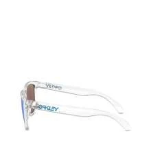 Oakley Kính mát vuông phân cực Frogskins Prizm, 54mm - Rõ ràng/màu xanh rắn - Xem 5