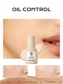 MISTINE Liquid Foundation Makeup Full Coverage Foundation For Oily Skin,24 Hour Oil Control Makeup Foundation,Skin-Caring,Moisturizing Formula,Waterproof Foundation,Matte Finish, Natural Ivory, 1 Pack 30g - LF110 Natural Ivory - View 1