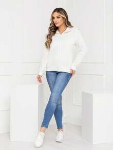 Women Sweatshirts - trắng - Xem 5