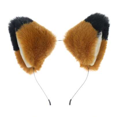 Cat Animal Ears Headband Girl Plush Hairband Handmade Fluffy Fox Ears Hair Hoop Women Cosplay Headwear Halloween Head Band Hair Accessories