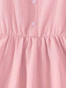 Tween Girl Sleeveless Square Neck A-Line Dress With Elastic Waist, Casual Solid Color Midi Dress, Summer Kids' Clothes