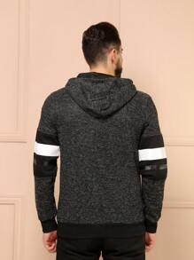 Men Zip-Up Hoodies - Gris Oscuro - Ver 5