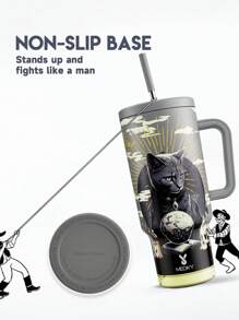 40oz Thermobecher mit Deckel und Strohhalm, isolierte Edelstahl Wasserflasche mit Griff, vakuumisolierte Wasserflasche, isolierter Becher, Geschenkbecher, hält Getränke 34 Stunden kalt oder 10 Stunden heiß, tragbar geeignet für Camping, Wandern, Autofahrten und Reisen