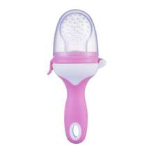 Alimentador Infantil de Frutas e Legumes Pimpolho com suporte rosa 91971 - Rosa Bebê - Visão 1