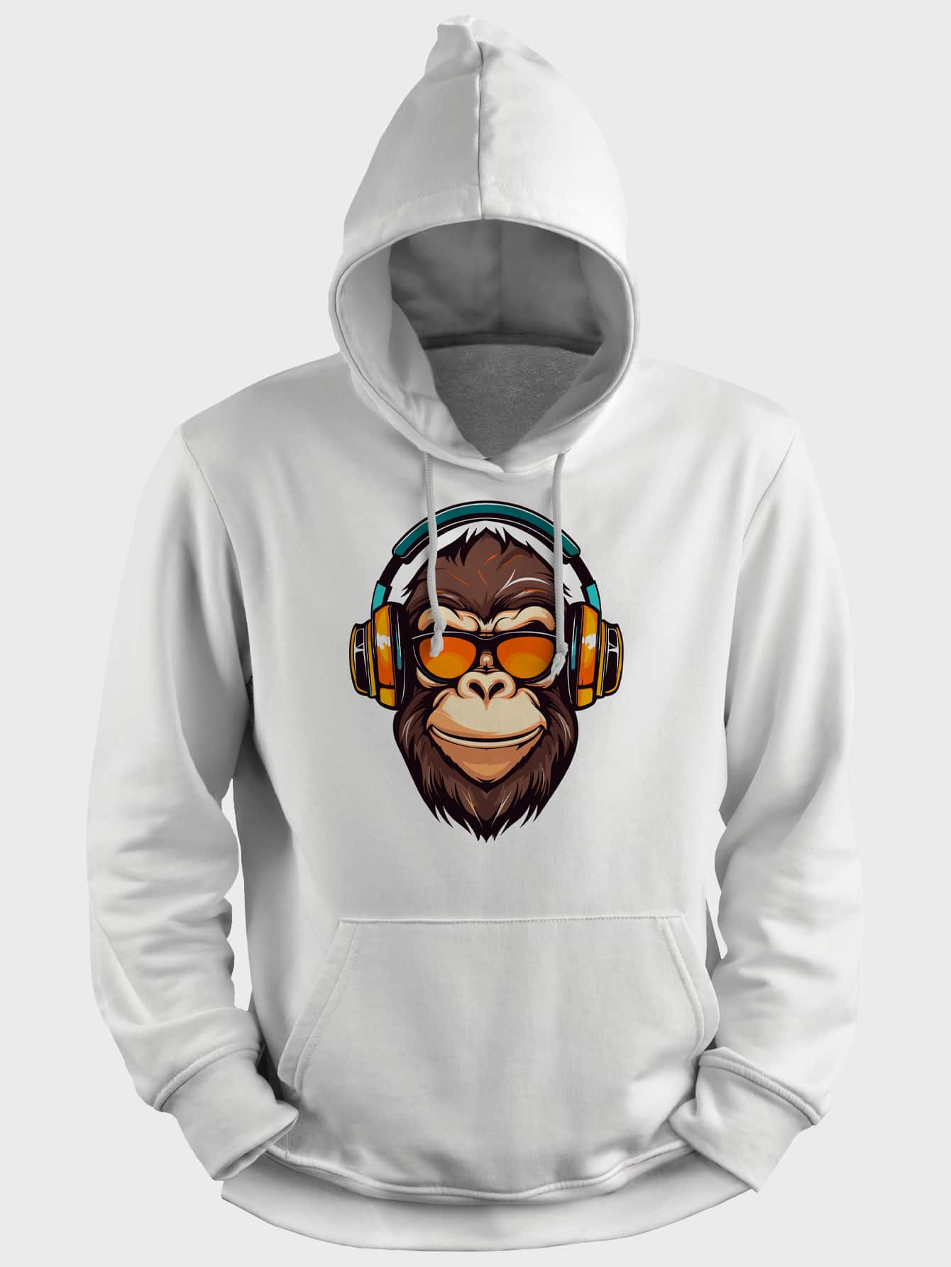 Men Sweatshirts - 白色 - 查看 1
