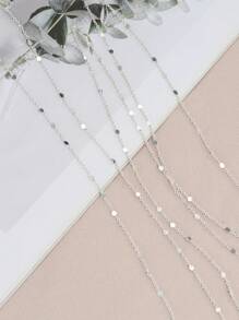 2米時尚1.5毫米閃亮銅鏈，適用於DIY項鍊、手鍊、鎖骨鏈和裝飾鏈配飾 - 鏈條 - 查看 6