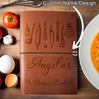 Personalized Blank Recipe Book Binder, Custom Leather Family Cookbook Journal, Recipe Sketchbook To Write In, Laser Engraved, Handcrafted Gift For Valentines, Christmas, Birthday, Husband, Mom, Dad Multi-Functional,Ornamental,Engraved Fashion,Colorful,Vintage,Contracted Green,Hot Pink,Burgundy Red,Royal Blue Custom,Unique,Customized Christmas Decor,Personalized Wedding Gifts, Finds,Personalized Christmas Ornaments 2024,Christmas Gift,Personalized Gifts For Women/Men,Personalized Notepads Ideal Gifts For Him Her,Boyfriend,Girlfriend,Family,Friends,Children,Students,Clients,Workers For Anniversaries,For Birthdays,For Graduation,For Weddings,For Christmas,For Winter,For Fall/Autumn,For School,For Business/Work/Office Back To School,Multi-Functional,Ornamental,Reusable,Modern,Colorful,Cute,Vintage,Cartoon,Kawaii,Custom,Personalized,Unique,Customized,Workers,Clients,Students,For Business/Work/Office,For School