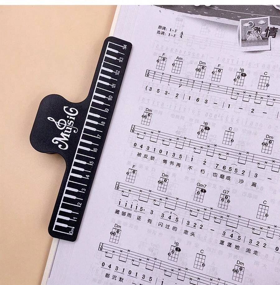 1 Pc Metal Music Book Clip And Page Holder, Book Clip For Reading